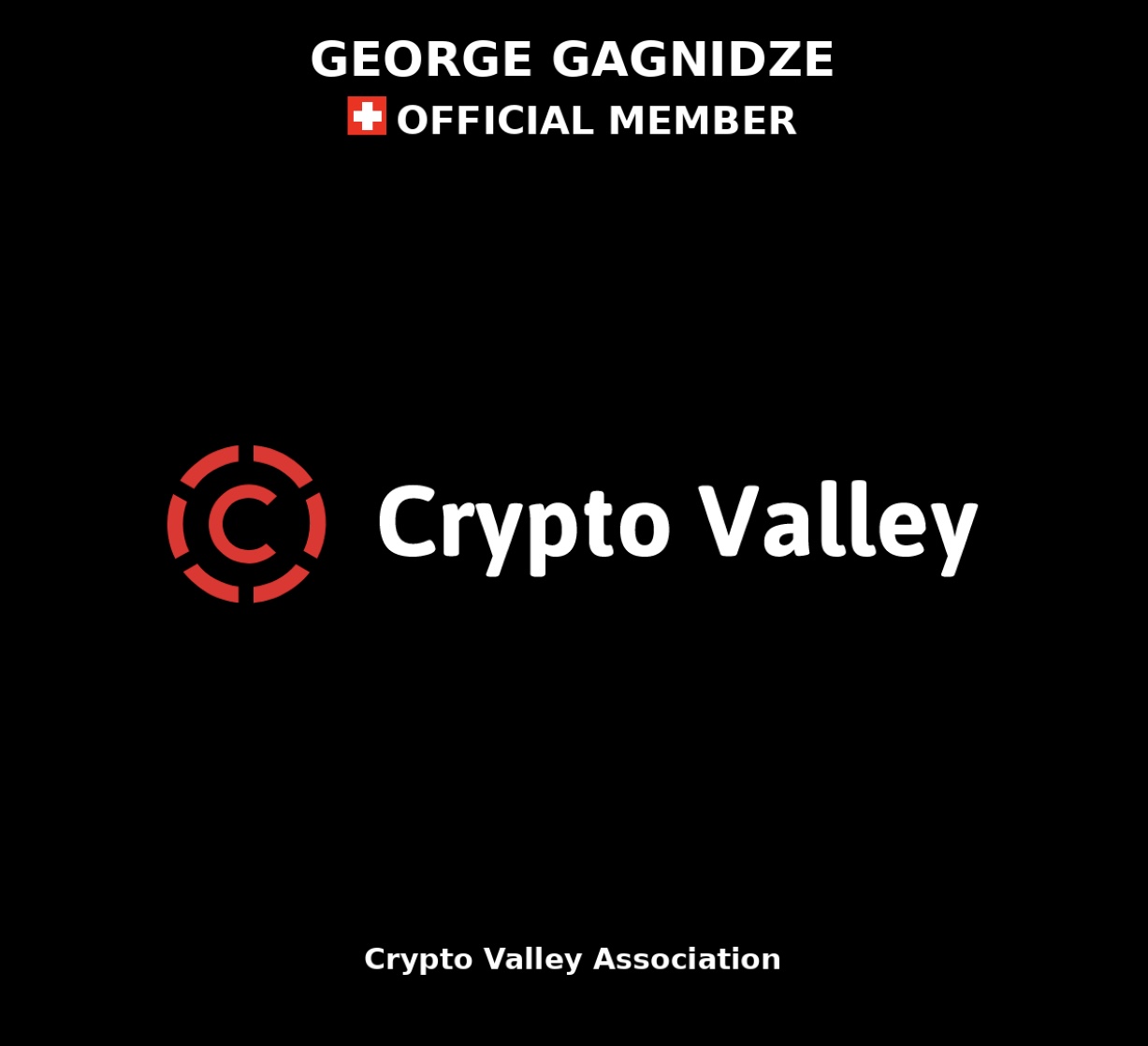 Crypto Valley Association Membership